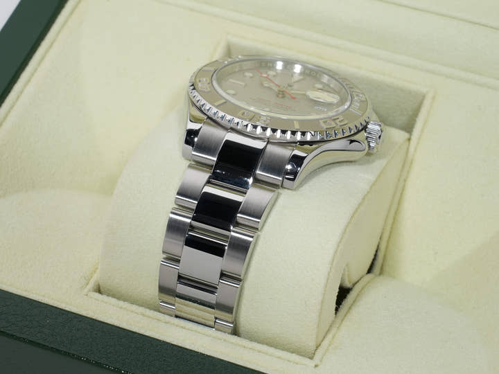 Rolex Yachtmaster 40 Ref.16622 Stainless Steel/Platinum Rhodium Dial Pre-owned gbxj82d6