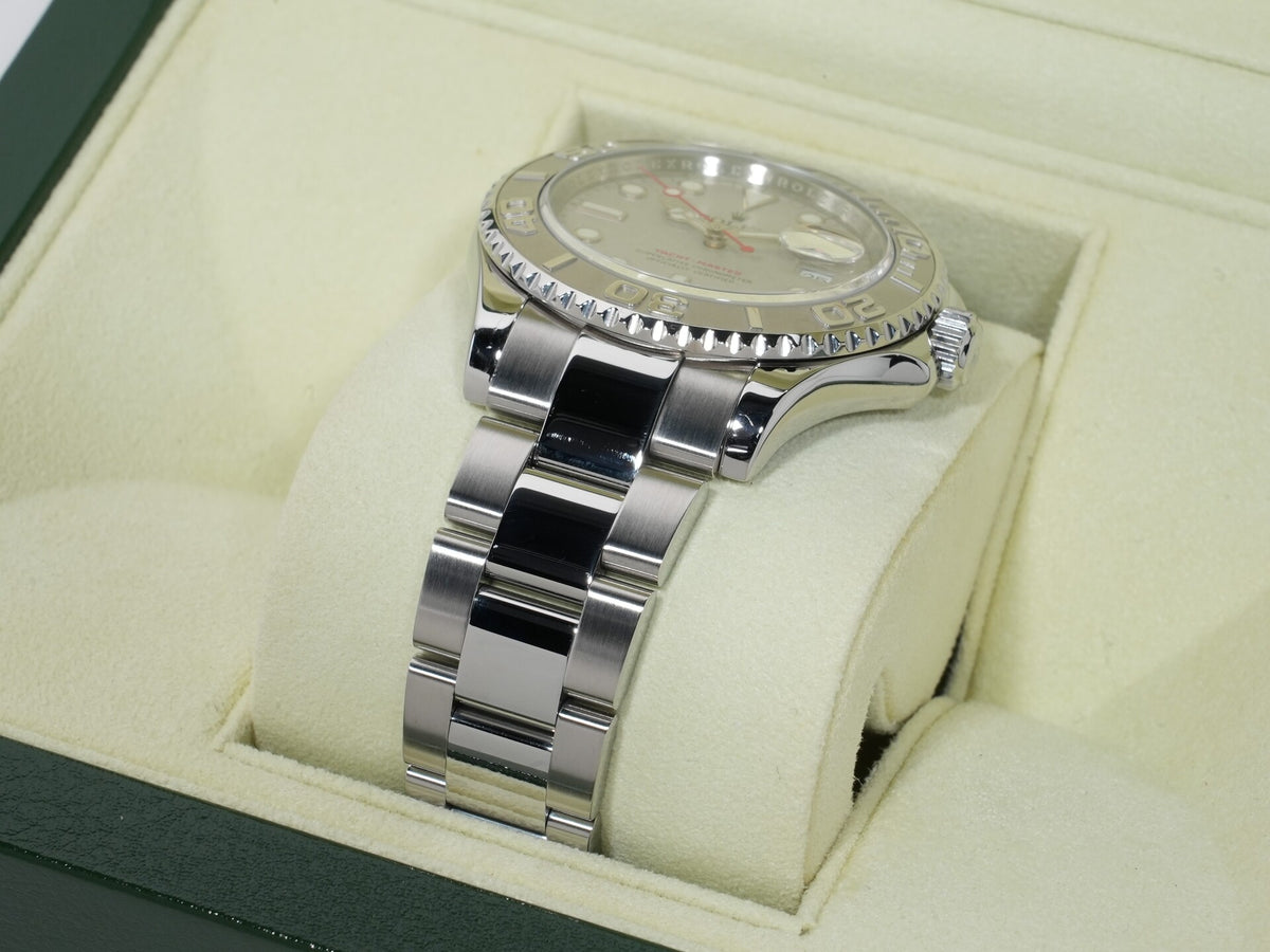 Rolex Yachtmaster 40 Ref.16622 Stainless Steel/Platinum Rhodium Dial Pre-owned gbxj82d6