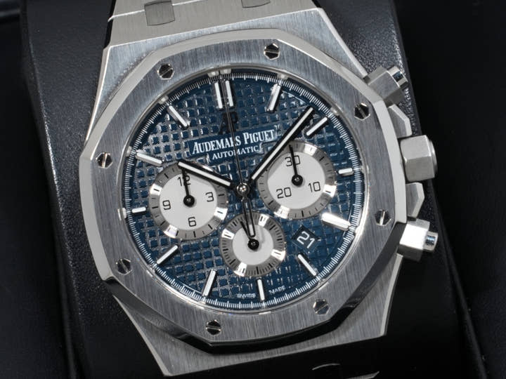 オーデマピゲ ロイヤルオーク クロノグラフ Ref.26331ST.OO.1220ST.01 ステンレススチール ブルー文字盤 中古 7vvof3wi