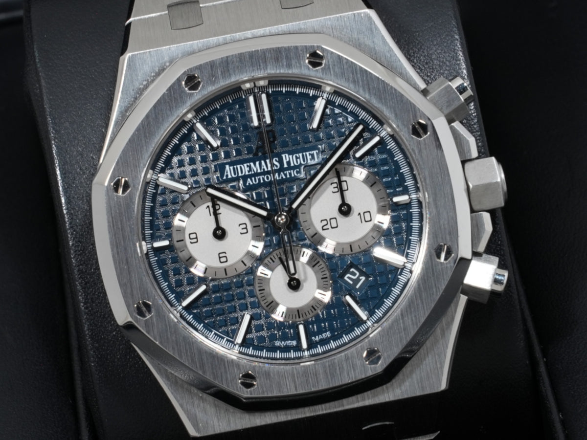 オーデマピゲ ロイヤルオーク クロノグラフ Ref.26331ST.OO.1220ST.01 ステンレススチール ブルー文字盤 中古 7vvof3wi
