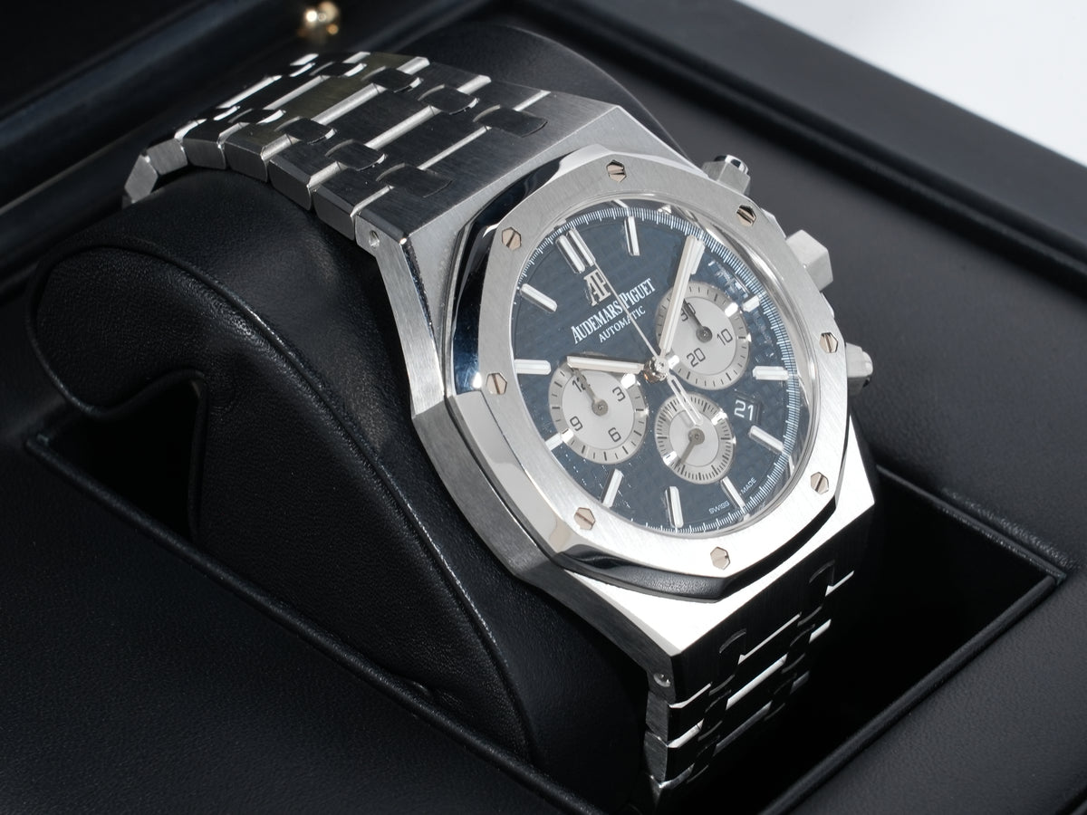 オーデマピゲ ロイヤルオーク クロノグラフ Ref.26331ST.OO.1220ST.01 ステンレススチール ブルー文字盤 中古 7vvof3wi