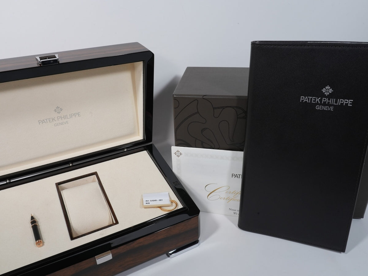 パテックフィリップ アクアノート Ref.5164R-001 ローズゴールド ブラウン エンボス文字盤 中古 wipk24jn