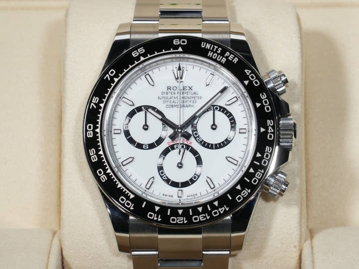 ロレックス デイトナ Ref.126500LN ステンレススチール ホワイト文字盤 美品 zbv9i9zd