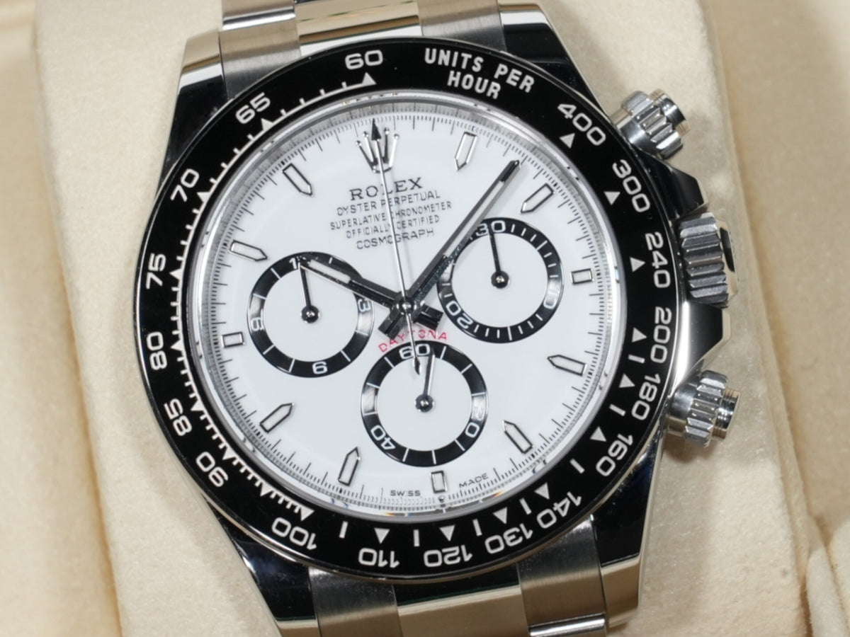ロレックス デイトナ Ref.126500LN ステンレススチール ホワイト文字盤 美品 zbv9i9zd