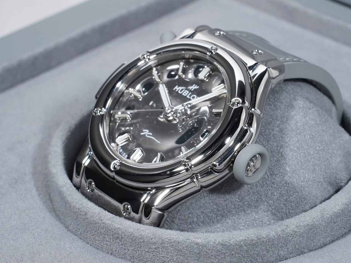 ウブロ クラシックフュージョン バルーンドッグ by ジェフ クーンズ シルバー Ref.542.SX.0820.NR.JKN26 ステンレススチール シルバー文字盤 未使用 rzdg6h4g