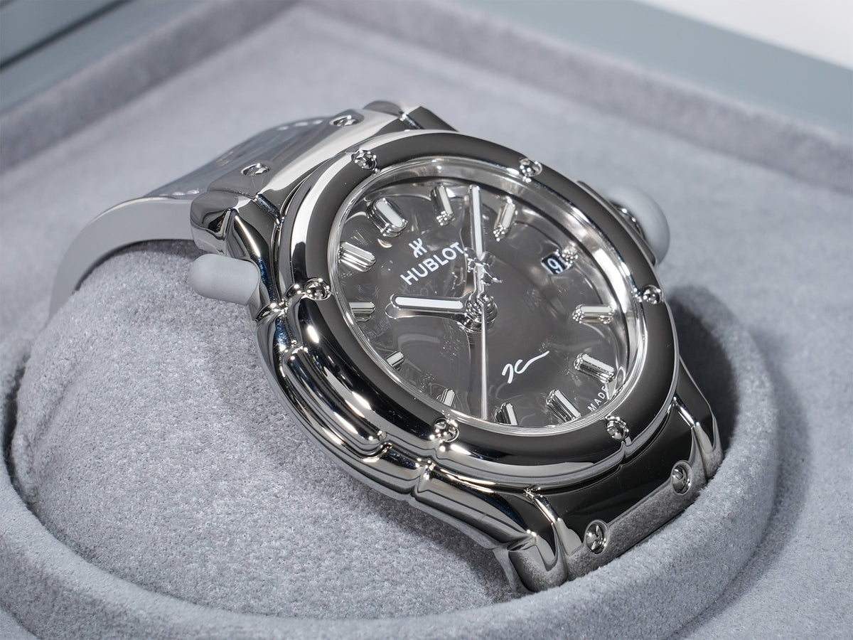 ウブロ クラシックフュージョン バルーンドッグ by ジェフ クーンズ シルバー Ref.542.SX.0820.NR.JKN26 ステンレススチール シルバー文字盤 未使用 rzdg6h4g