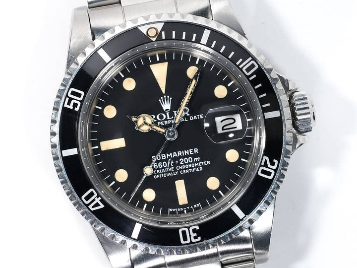 ロレックス サブマリーナー デイト Ref.1680 ステンレススチール ブラック文字盤 中古 C4018
