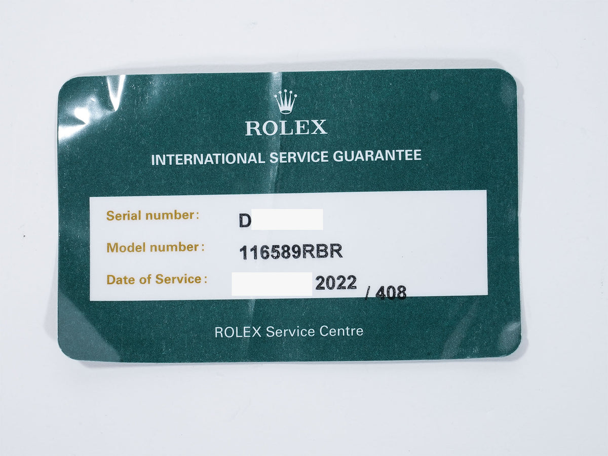 Rolex Daytona Ref.116589RBR White Gold Diamond x Sapphire Index Dial Pre-owned 6V1UP664