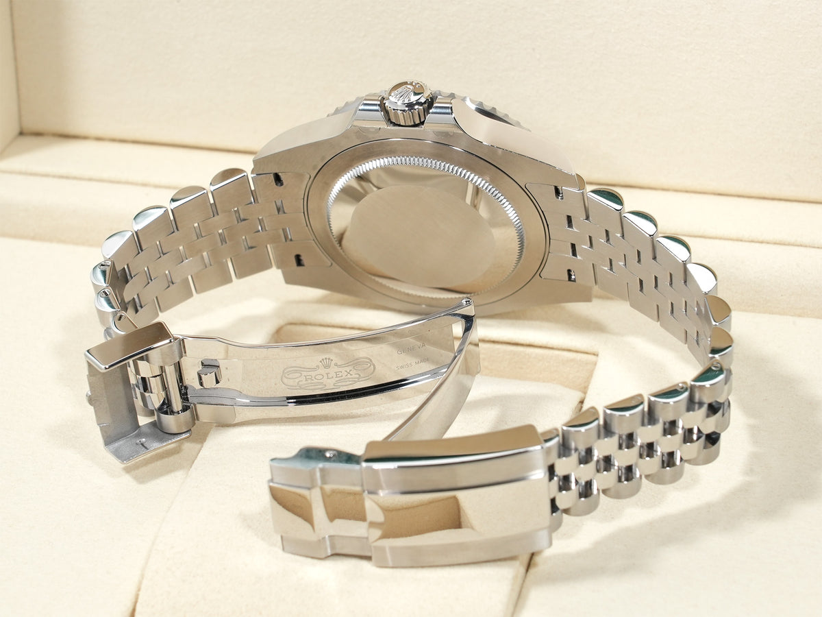 Rolex GMT-Master II Ref.126710GRNR Stainless Steel Black Dial Jubilee Bracelet Unused jsbetvaj