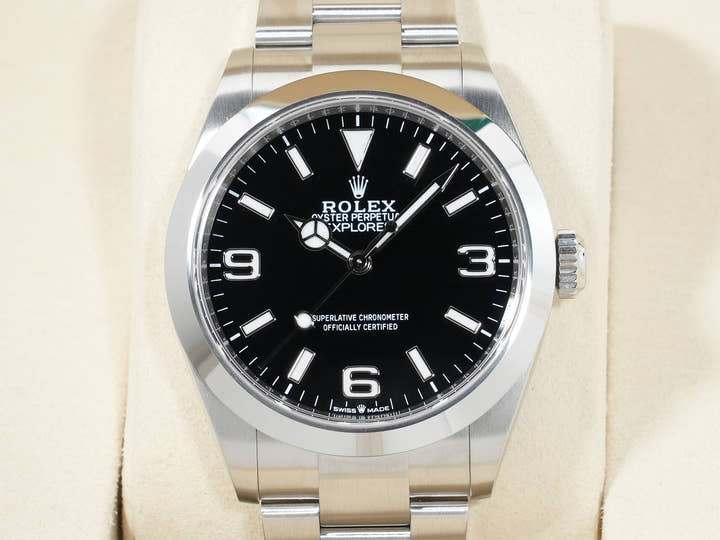 ロレックス エクスプローラー40 Ref.224270 ステンレススチール ブラック文字盤 オイスターブレスレット 美品 8naq9opq