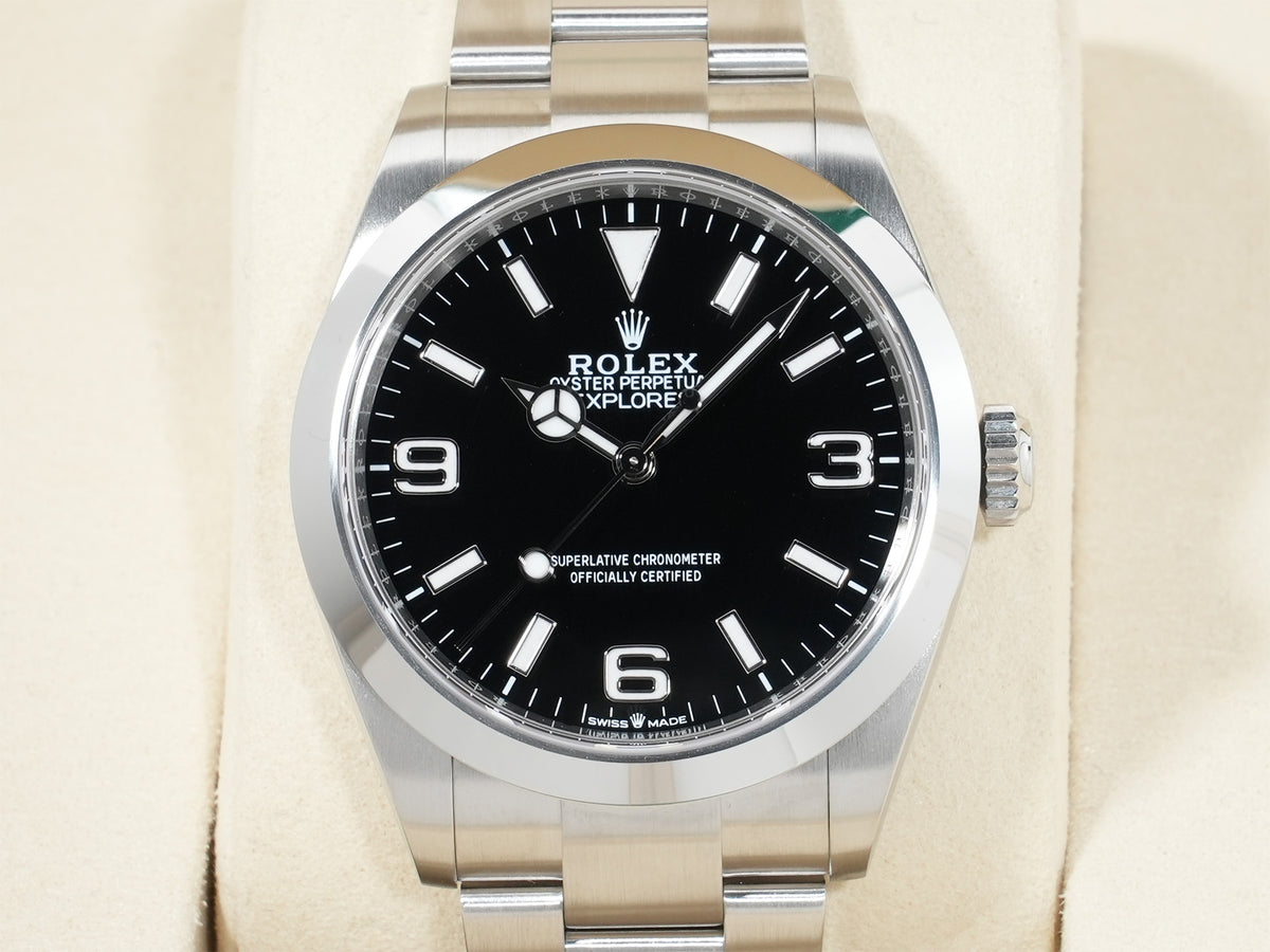 ロレックス エクスプローラー40 Ref.224270 ステンレススチール ブラック文字盤 オイスターブレスレット 美品 8naq9opq