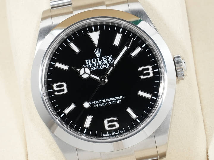 ロレックス エクスプローラー40 Ref.224270 ステンレススチール ブラック文字盤 オイスターブレスレット 美品 8naq9opq