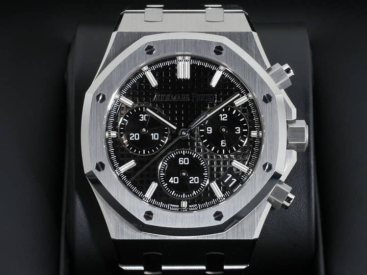 Audemars Piguet Royal Oak Chronograph 50th Anniversary Ref.26240ST.OO.1320ST.02 Stainless Steel Black Dial Excellent Pre-owned qpg63och