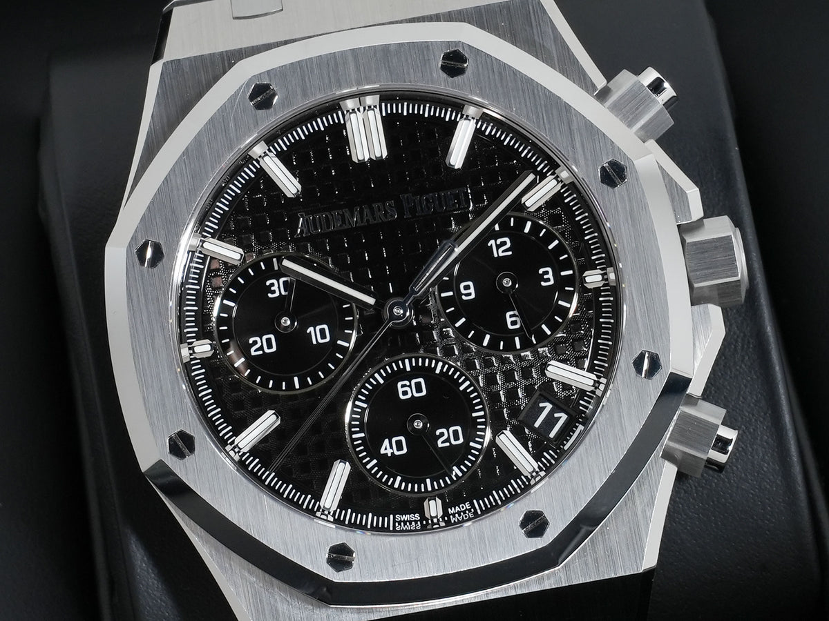 Audemars Piguet Royal Oak Chronograph 50th Anniversary Ref.26240ST.OO.1320ST.02 Stainless Steel Black Dial Excellent Pre-owned qpg63och