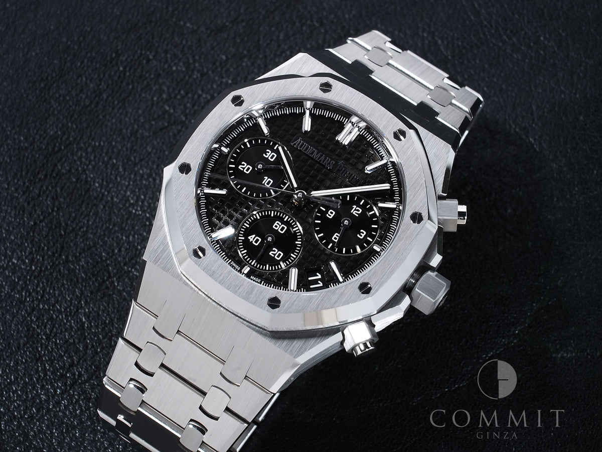 Audemars Piguet Royal Oak Chronograph 50th Anniversary Ref.26240ST.OO.1320ST.02 Stainless Steel Black Dial Excellent Pre-owned qpg63och
