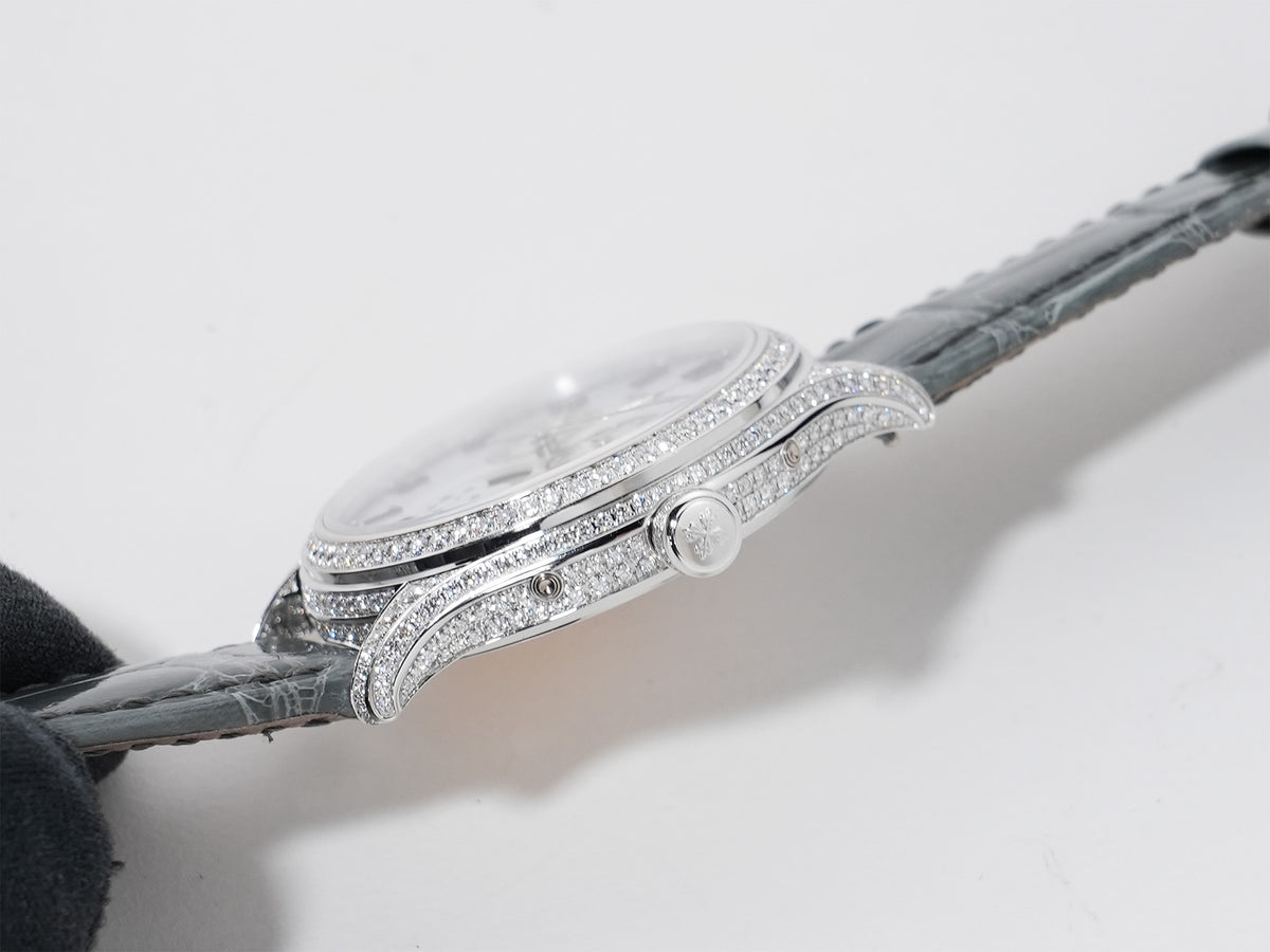 パテックフィリップ アニュアルカレンダー ムーンフェイズ Ref.4948G-010 ホワイトゴールド マザーオブパール文字盤 美中古 dca2iesc
