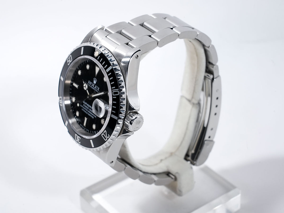 Rolex Submariner Date Ref.16610 Stainless Steel Black Dial Pre-owned 2kb8ouro