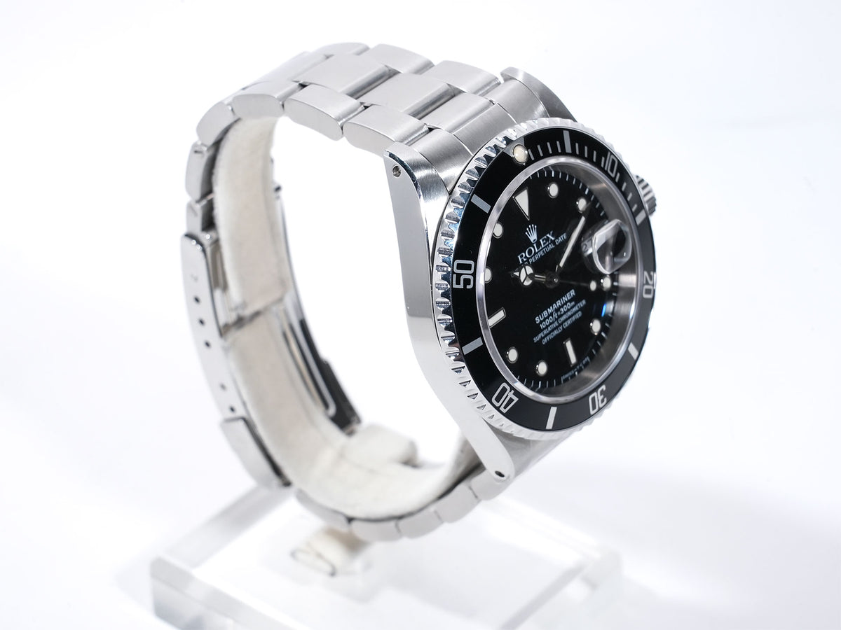Rolex Submariner Date Ref.16610 Stainless Steel Black Dial Pre-owned 2kb8ouro