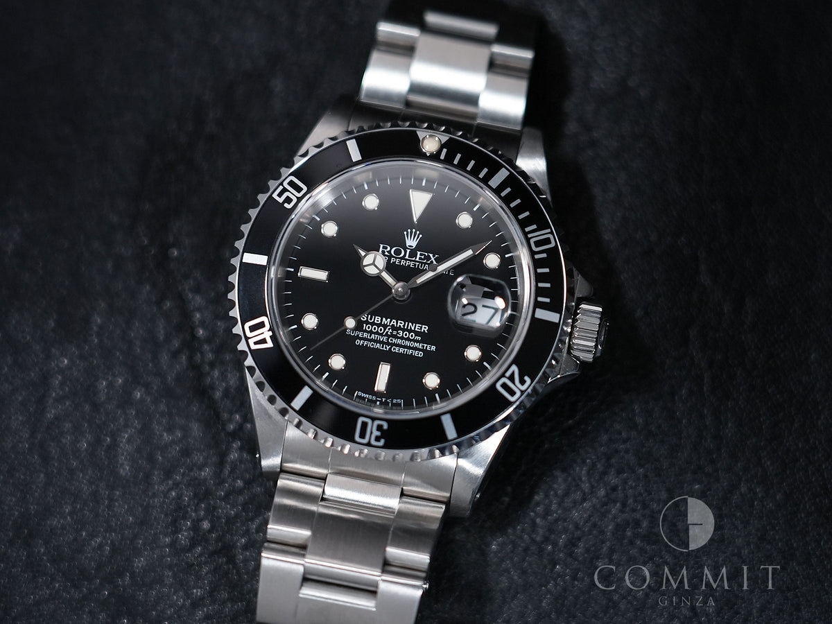Rolex Submariner Date Ref.16610 Stainless Steel Black Dial Pre-owned 2kb8ouro
