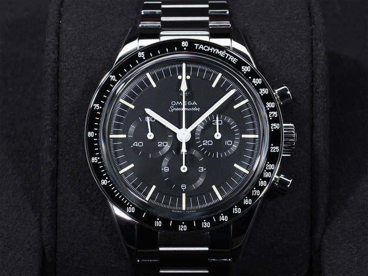 オメガ スピードマスター キャリバー321 クロノグラフ 39.7MM Ref.311.30.40.30.01.001 ステンレススチール ブラック文字盤 中古 rim9rzh2