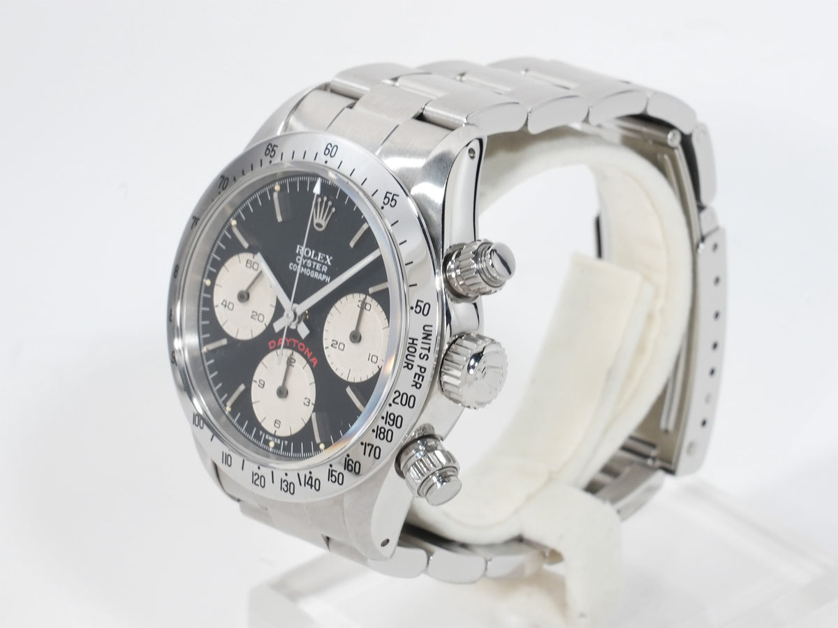 Rolex Daytona Ref.6265 Stainless Steel Black Dial Excellent Condition mq9g6mwo