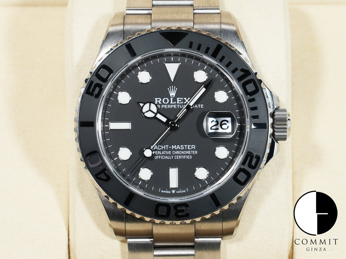 Rolex Yacht-Master 42 Ref.226627 RLX Titanium Black Dial Excellent Pre-owned ypattc72