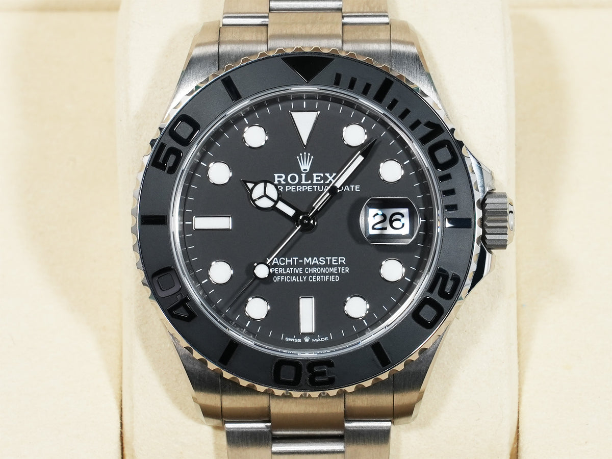 Rolex Yacht-Master 42 Ref.226627 RLX Titanium Black Dial Excellent Pre-owned ypattc72