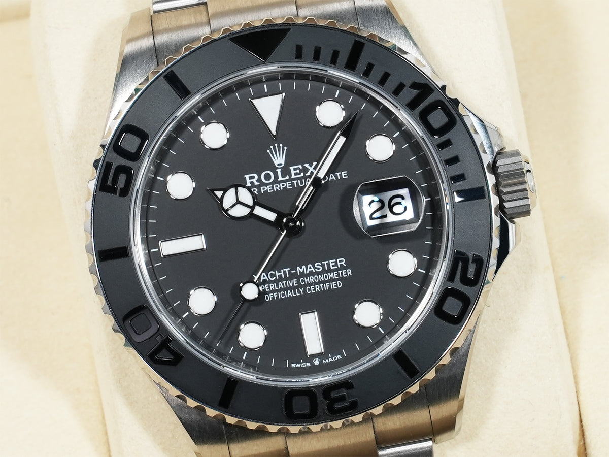 Rolex Yacht-Master 42 Ref.226627 RLX Titanium Black Dial Excellent Pre-owned ypattc72
