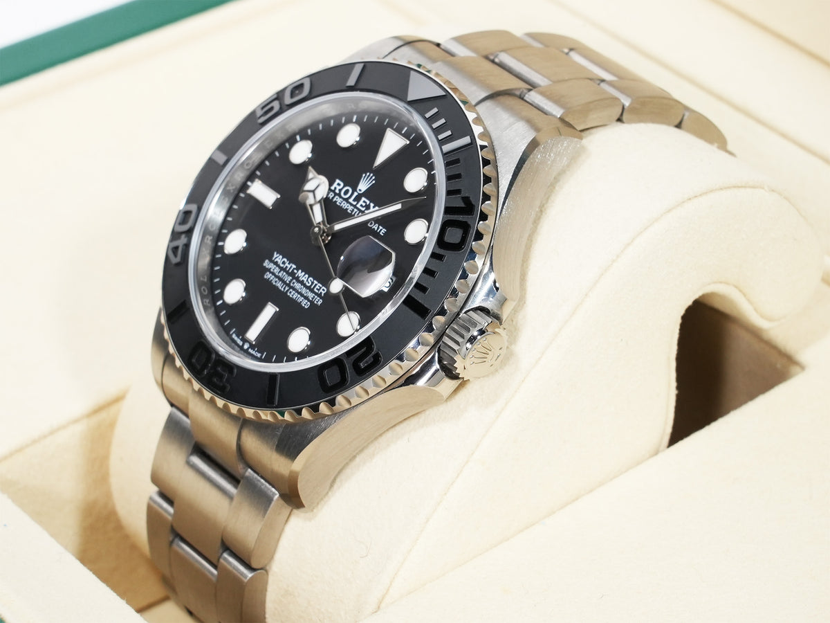 Rolex Yacht-Master 42 Ref.226627 RLX Titanium Black Dial Excellent Pre-owned ypattc72