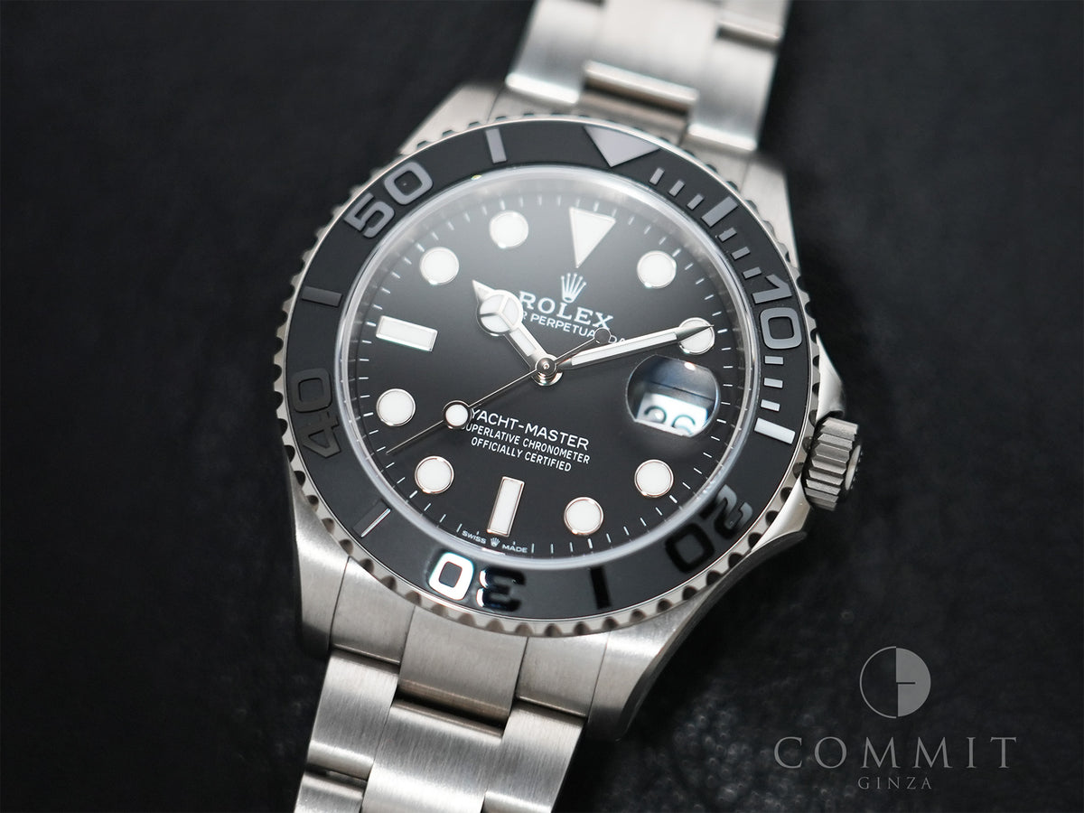 Rolex Yacht-Master 42 Ref.226627 RLX Titanium Black Dial Excellent Pre-owned ypattc72
