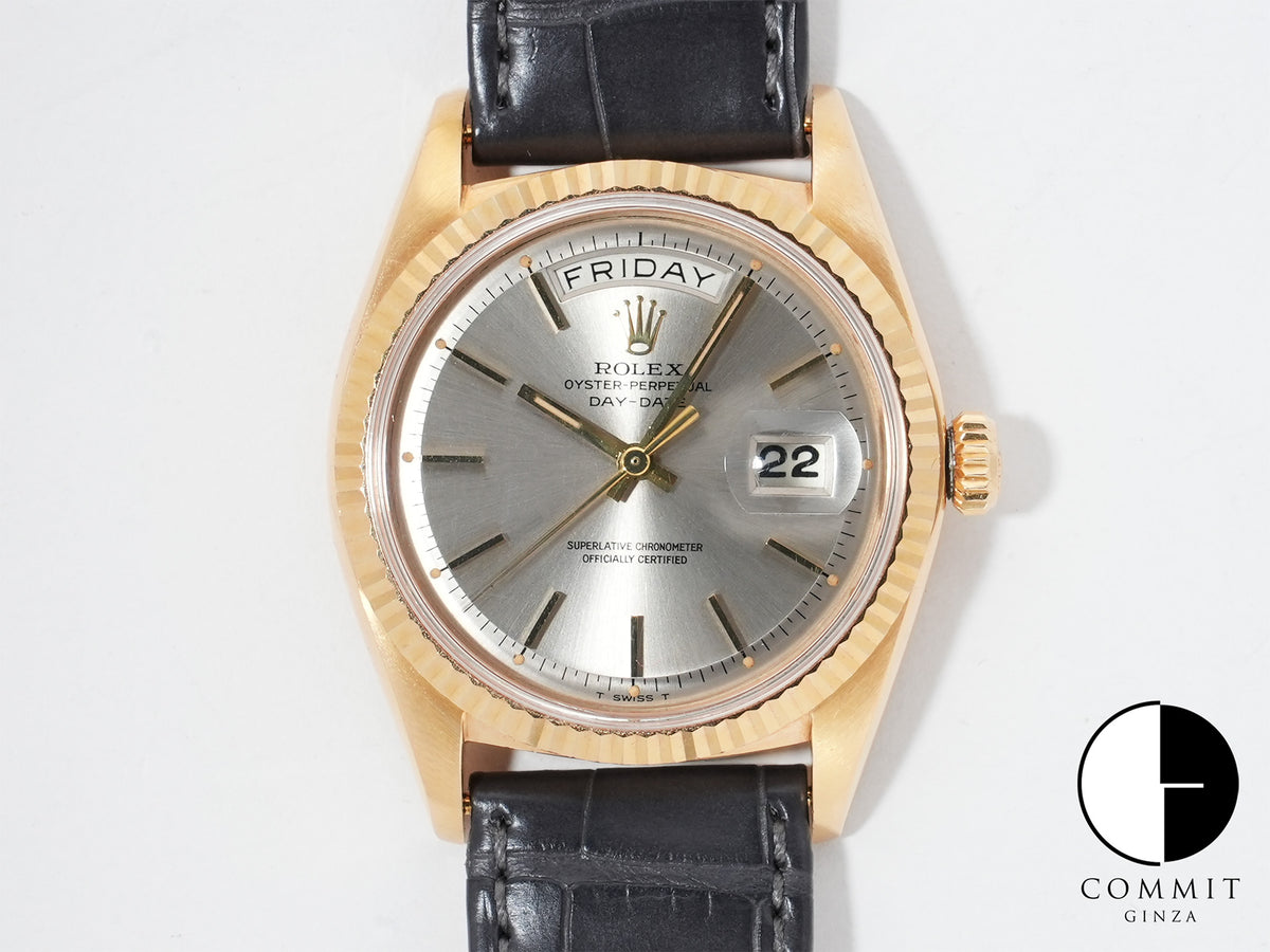 ロレックス デイデイト Ref.1803/8 イエローゴールド シルバー文字盤 中古 wfjhh94i