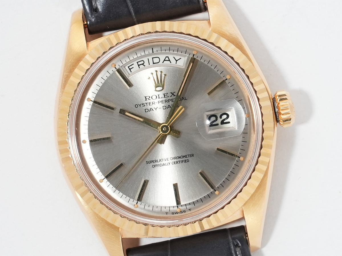 ロレックス デイデイト Ref.1803/8 イエローゴールド シルバー文字盤 中古 wfjhh94i