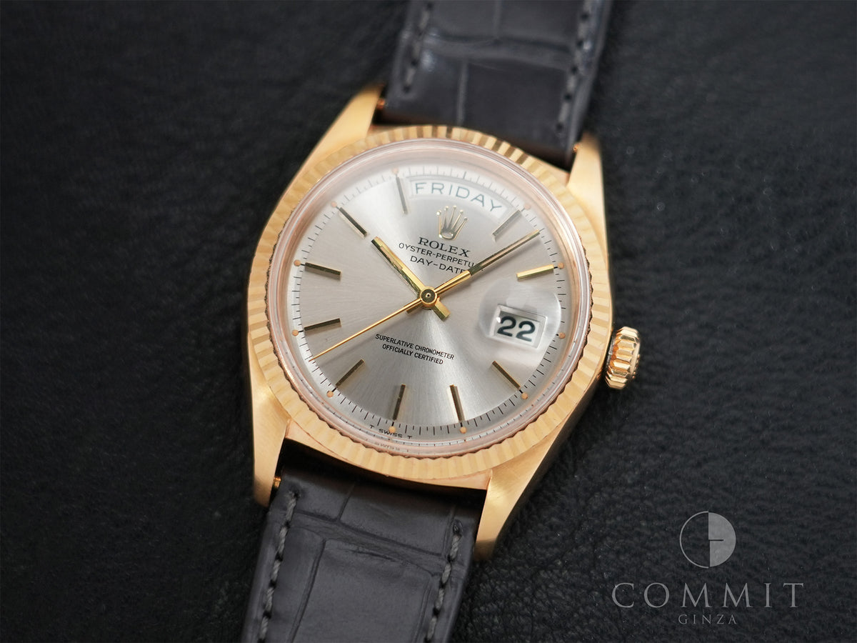 ロレックス デイデイト Ref.1803/8 イエローゴールド シルバー文字盤 中古 wfjhh94i