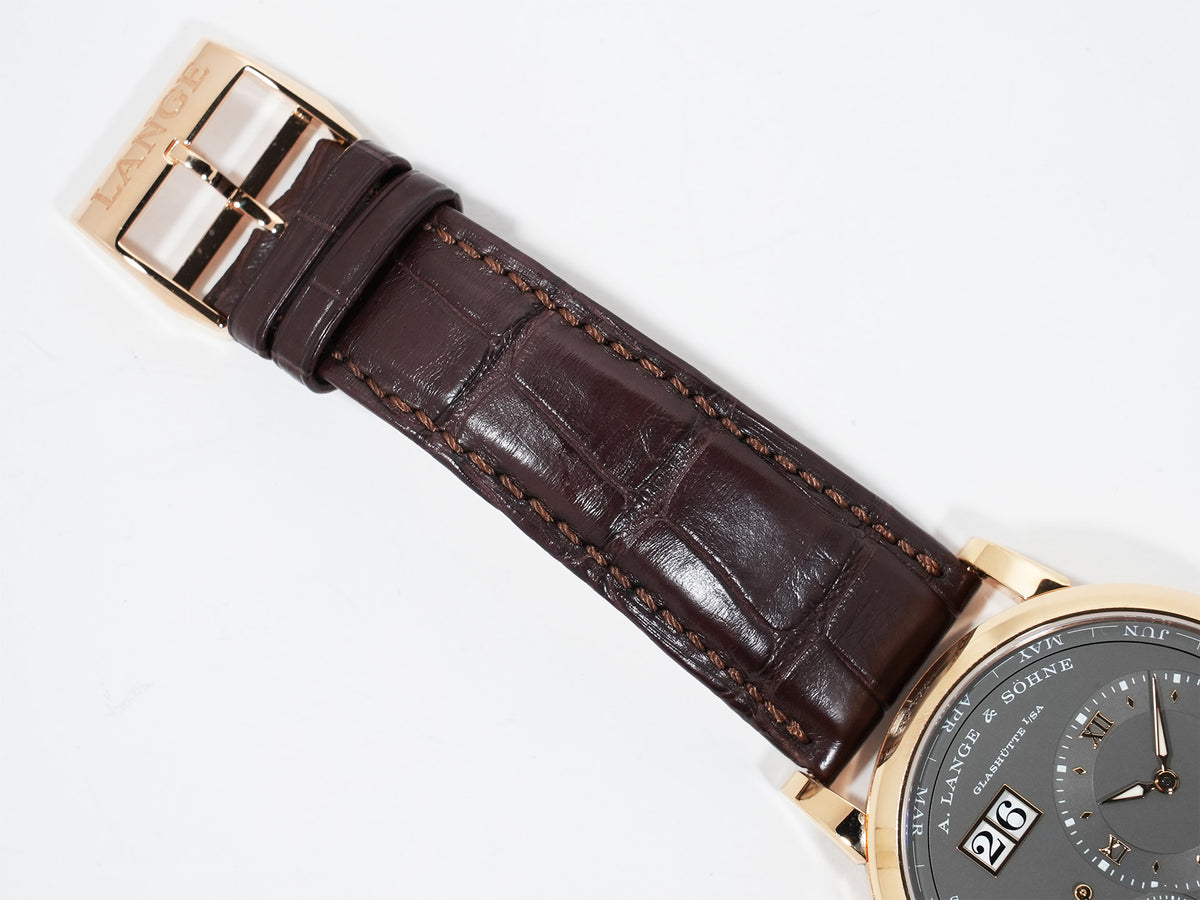 A. Lange & Söhne Lange 1 Perpetual Calendar Ref.345.033 Pink Gold Grey Dial Pre-owned fumk8s22