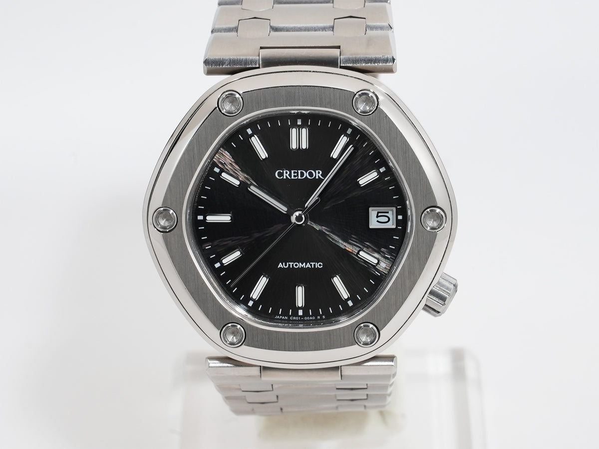 Seiko Credor Locomotive Ref.GCCR999 Titanium Black Dial Pre-owned 2iifbfig