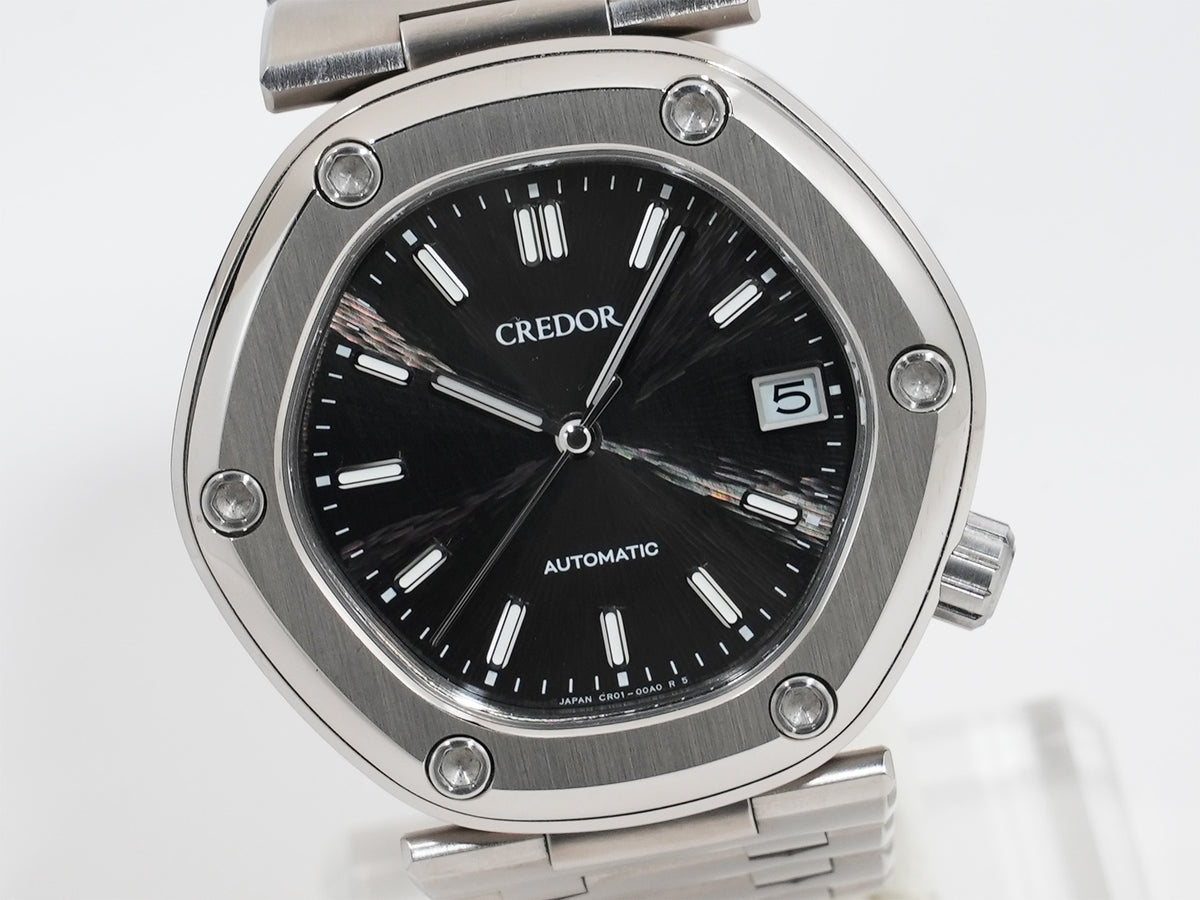 Seiko Credor Locomotive Ref.GCCR999 Titanium Black Dial Pre-owned 2iifbfig