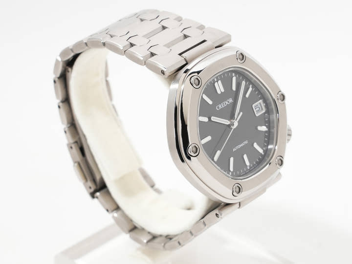 Seiko Credor Locomotive Ref.GCCR999 Titanium Black Dial Pre-owned 2iifbfig