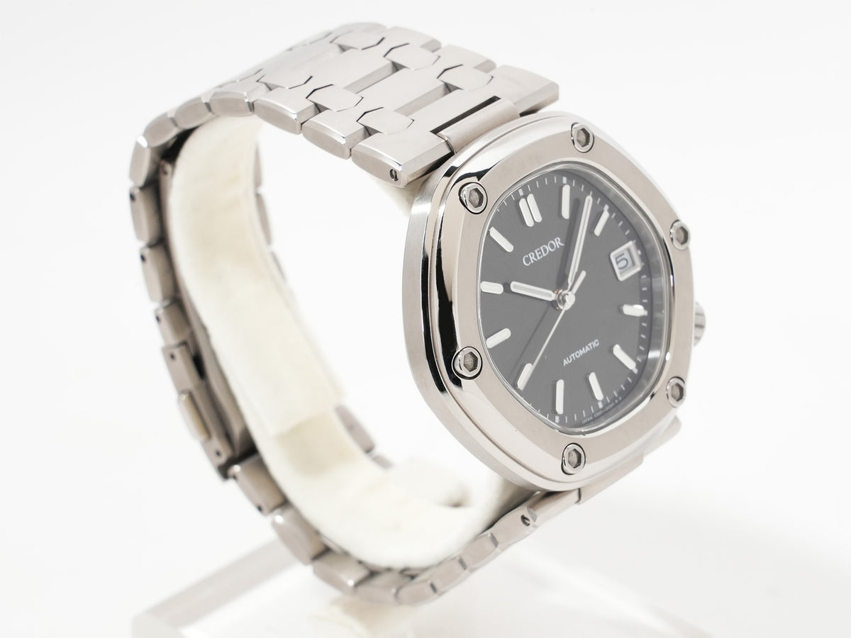 Seiko Credor Locomotive Ref.GCCR999 Titanium Black Dial Pre-owned 2iifbfig
