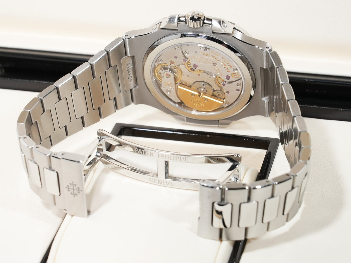 パテックフィリップ ノーチラス プチコンプリケーション Ref.5712/1A-001 ステンレススチール ブルー文字盤 美中古 wziuyp6q