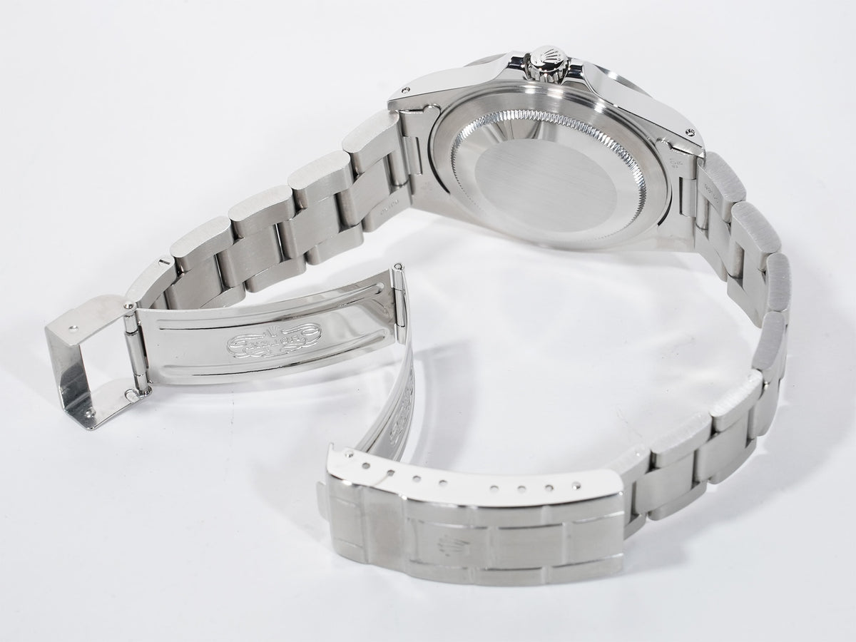 ロレックス エクスプローラーII TIFFANY&CO. Ref.16570 ステンレススチール ホワイト文字盤 オイスターブレスレット 美中古 kueb7see