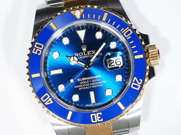 Rolex Submariner Date Ref.116613LB Stainless Steel/Yellow Gold Blue Dial Pre-owned mzjr47cq