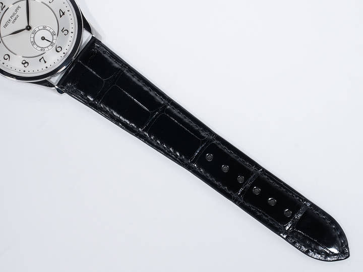 パテックフィリップ カラトラバ Ref.5196P-001 プラチナ シルバー文字盤 美中古 q7in653r