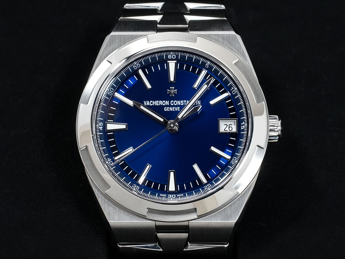 ヴァシュロンコンスタンタン オーヴァーシーズ Ref.4500V/110A-B128 ステンレススチール ブルー文字盤 美品 29yqiqsz