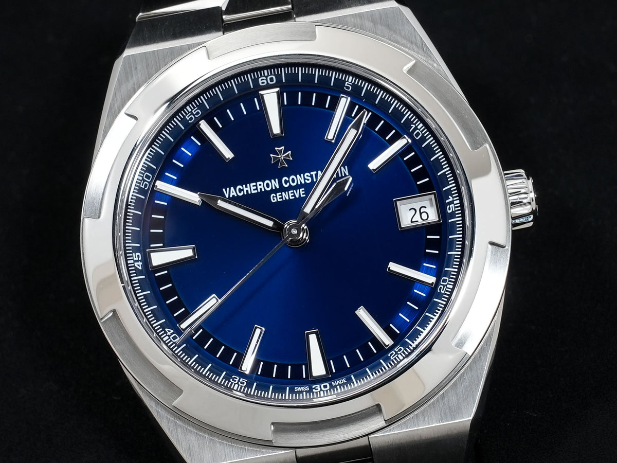 ヴァシュロンコンスタンタン オーヴァーシーズ Ref.4500V/110A-B128 ステンレススチール ブルー文字盤 美品 29yqiqsz