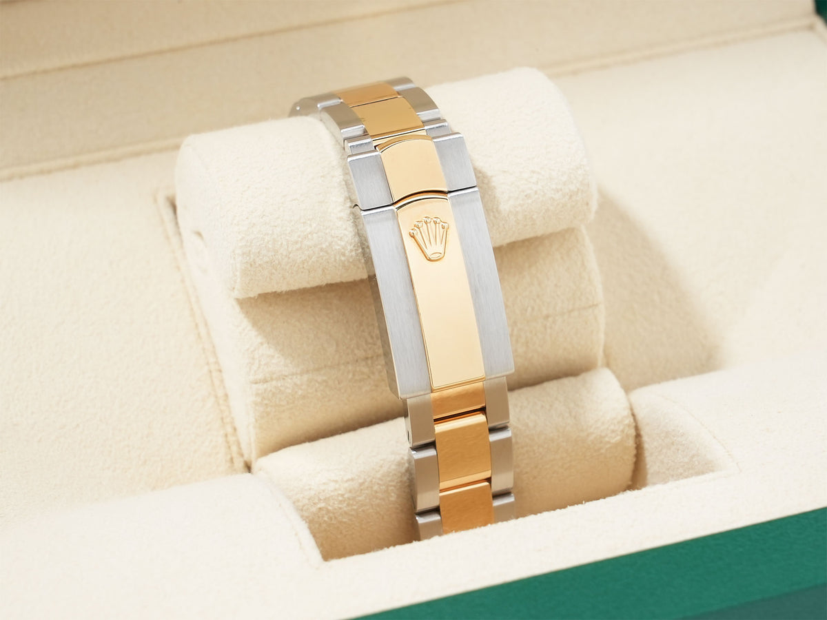 Rolex Datejust Ref.278273 Stainless Steel/Yellow Gold Grey 10P Diamond Dial Oyster Bracelet Pre-owned 3borqzba