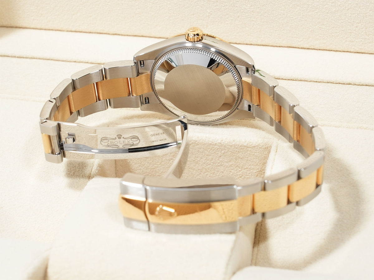 Rolex Datejust Ref.278273 Stainless Steel/Yellow Gold Grey 10P Diamond Dial Oyster Bracelet Pre-owned 3borqzba