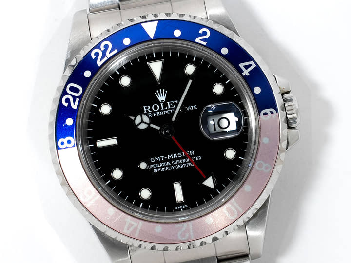 Rolex GMT-Master Ref.16700 Stainless Steel Black Dial Oyster Bracelet Pre-owned o9o6wa69