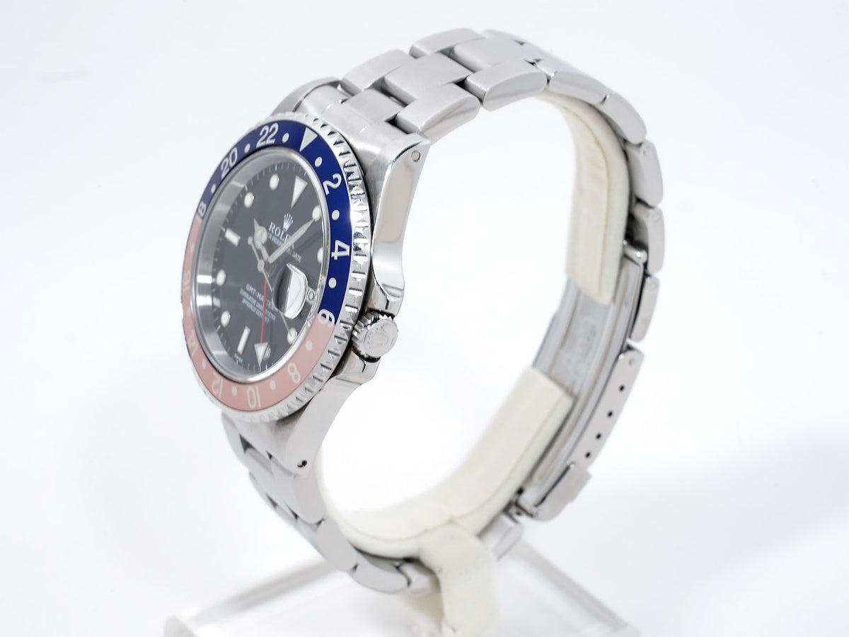 Rolex GMT-Master Ref.16700 Stainless Steel Black Dial Oyster Bracelet Pre-owned o9o6wa69