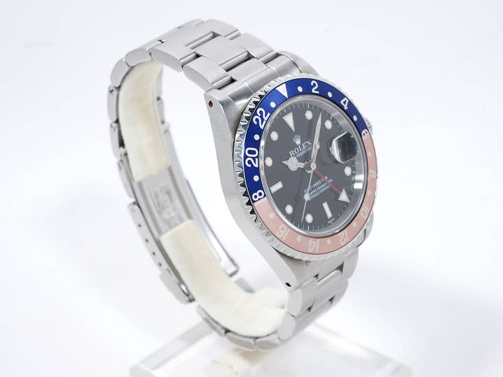 Rolex GMT-Master Ref.16700 Stainless Steel Black Dial Oyster Bracelet Pre-owned o9o6wa69