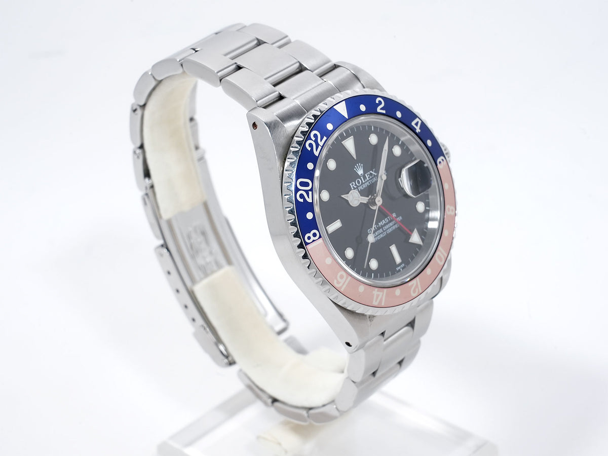 Rolex GMT-Master Ref.16700 Stainless Steel Black Dial Oyster Bracelet Pre-owned o9o6wa69
